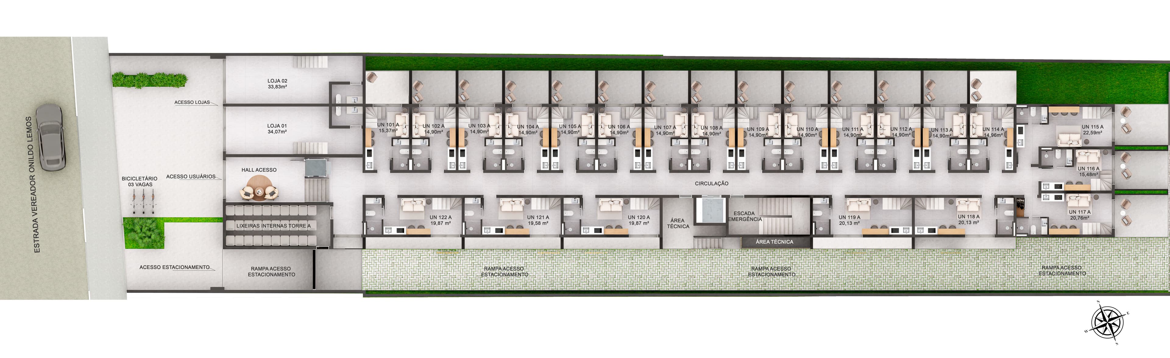 Planta Plantas do Empreendimento — 1 de 15