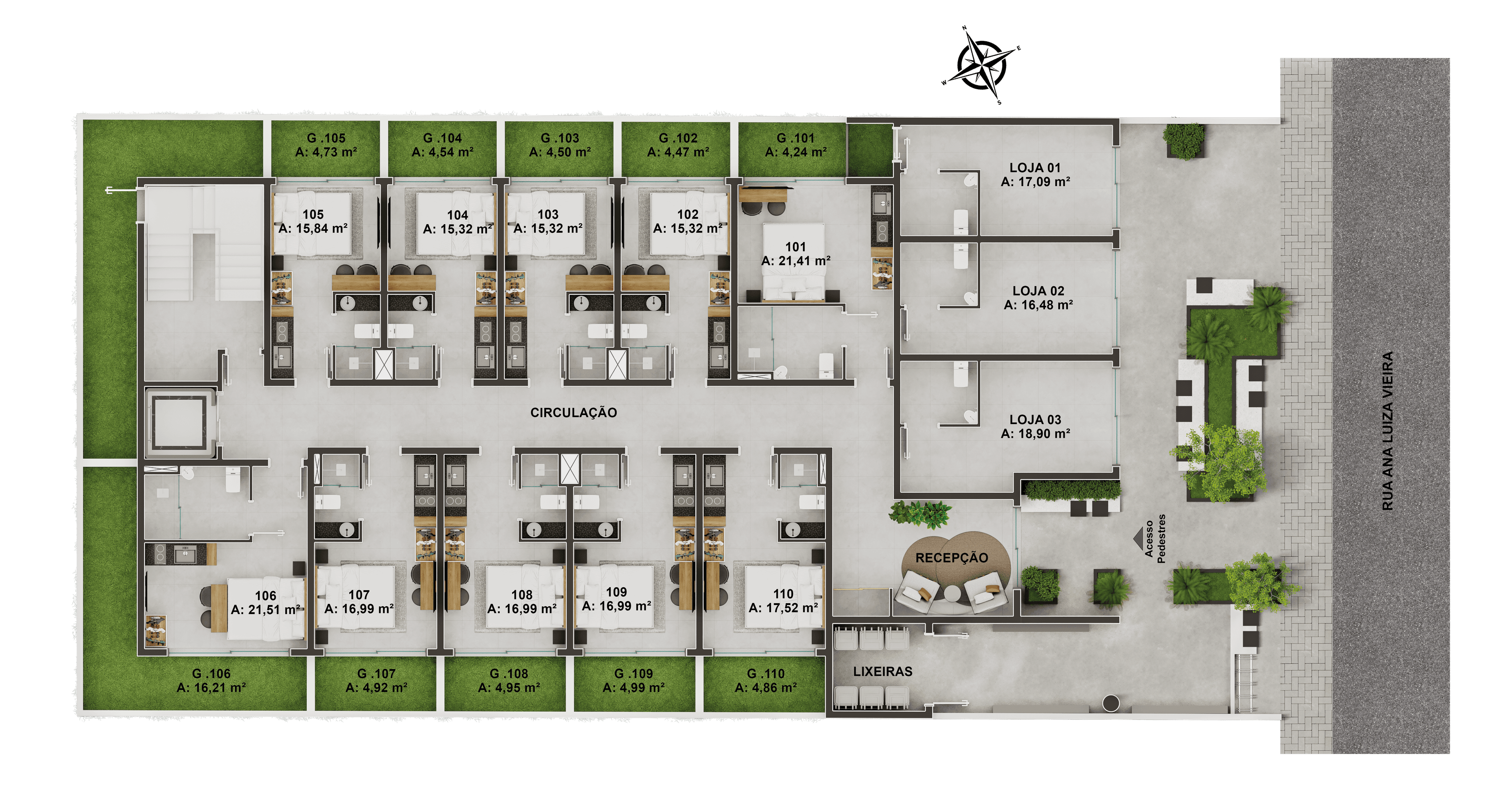 Planta Plantas do Empreendimento — 1 de 3