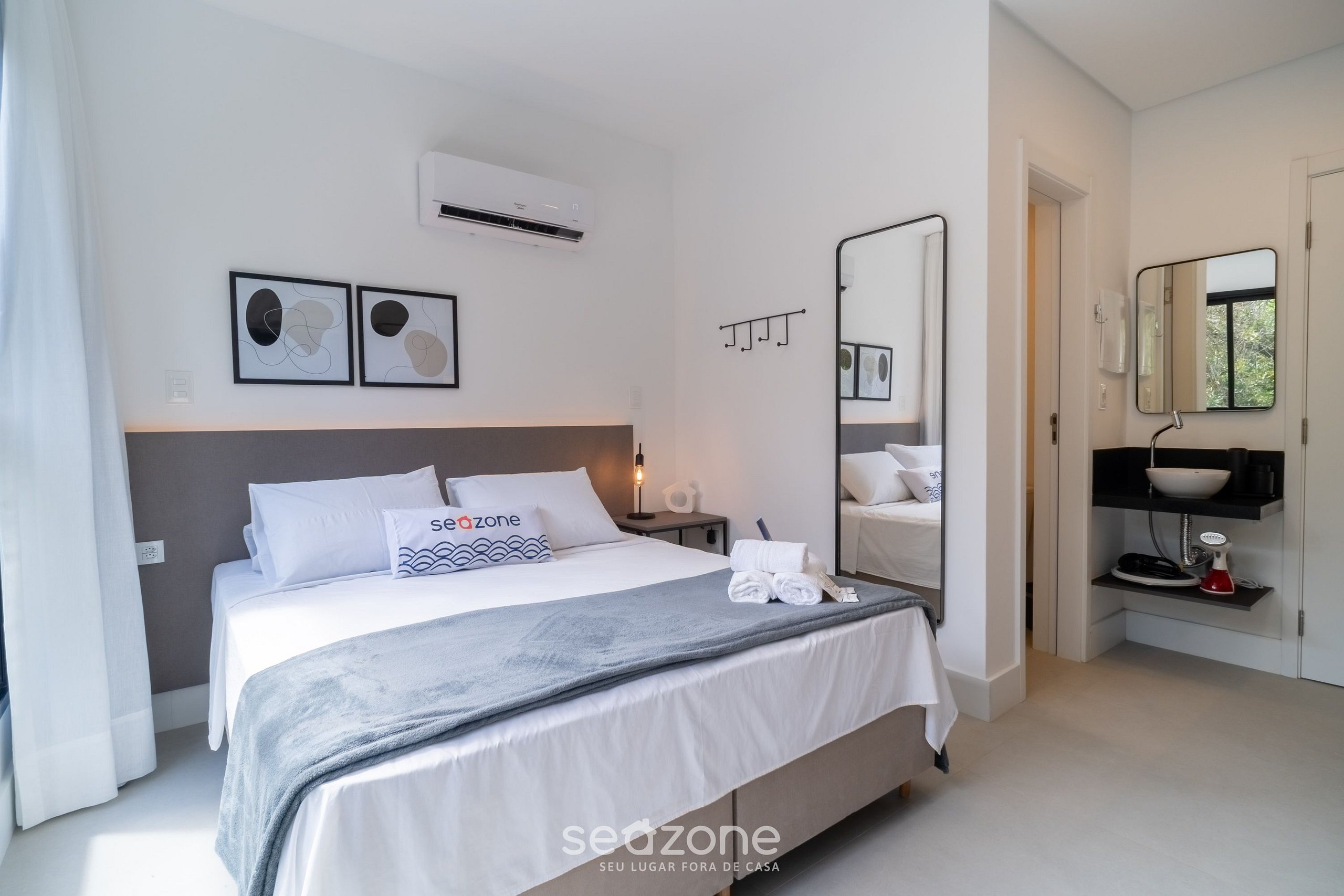 Quarto decorado no Lagoa Spot