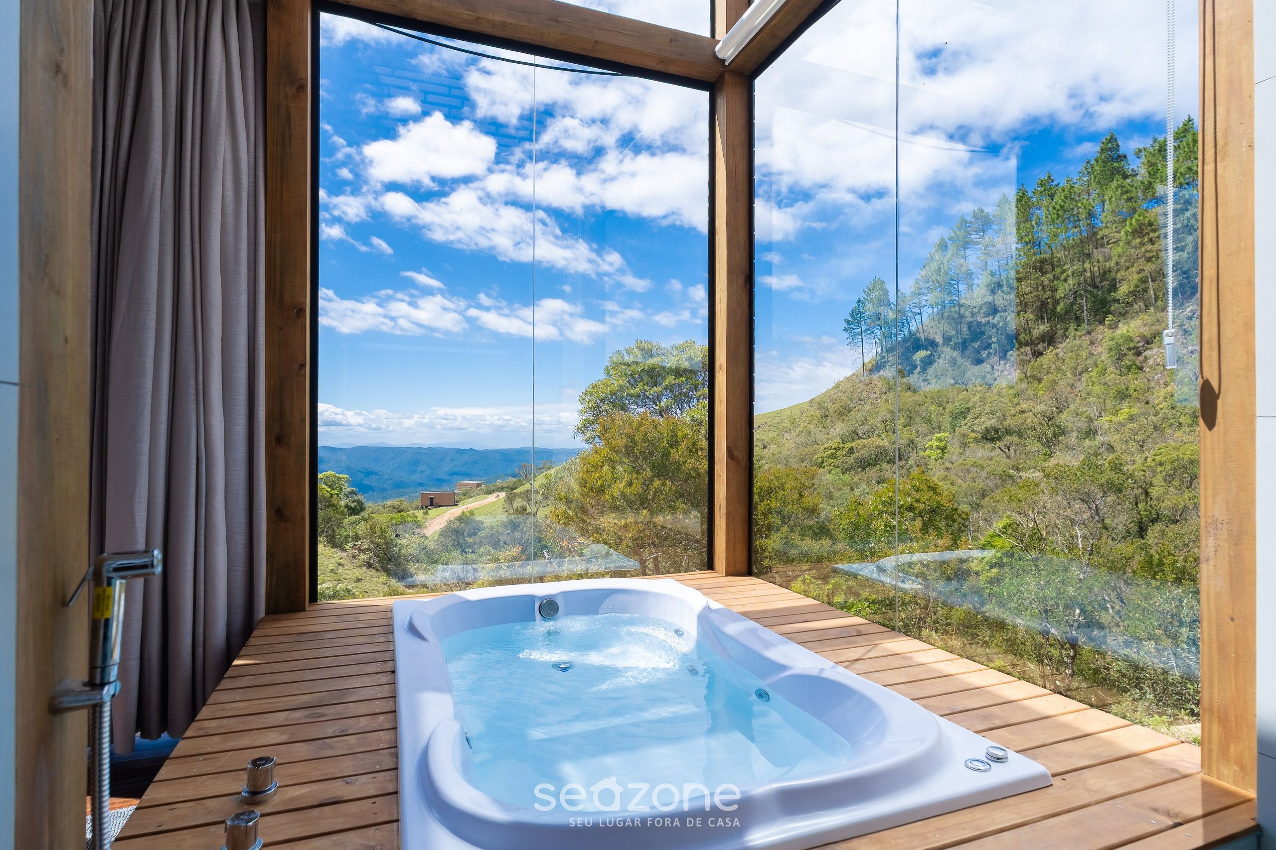 Cabana c/ jacuzzi prox. de Florianópolis VST026 | Seazone reservas