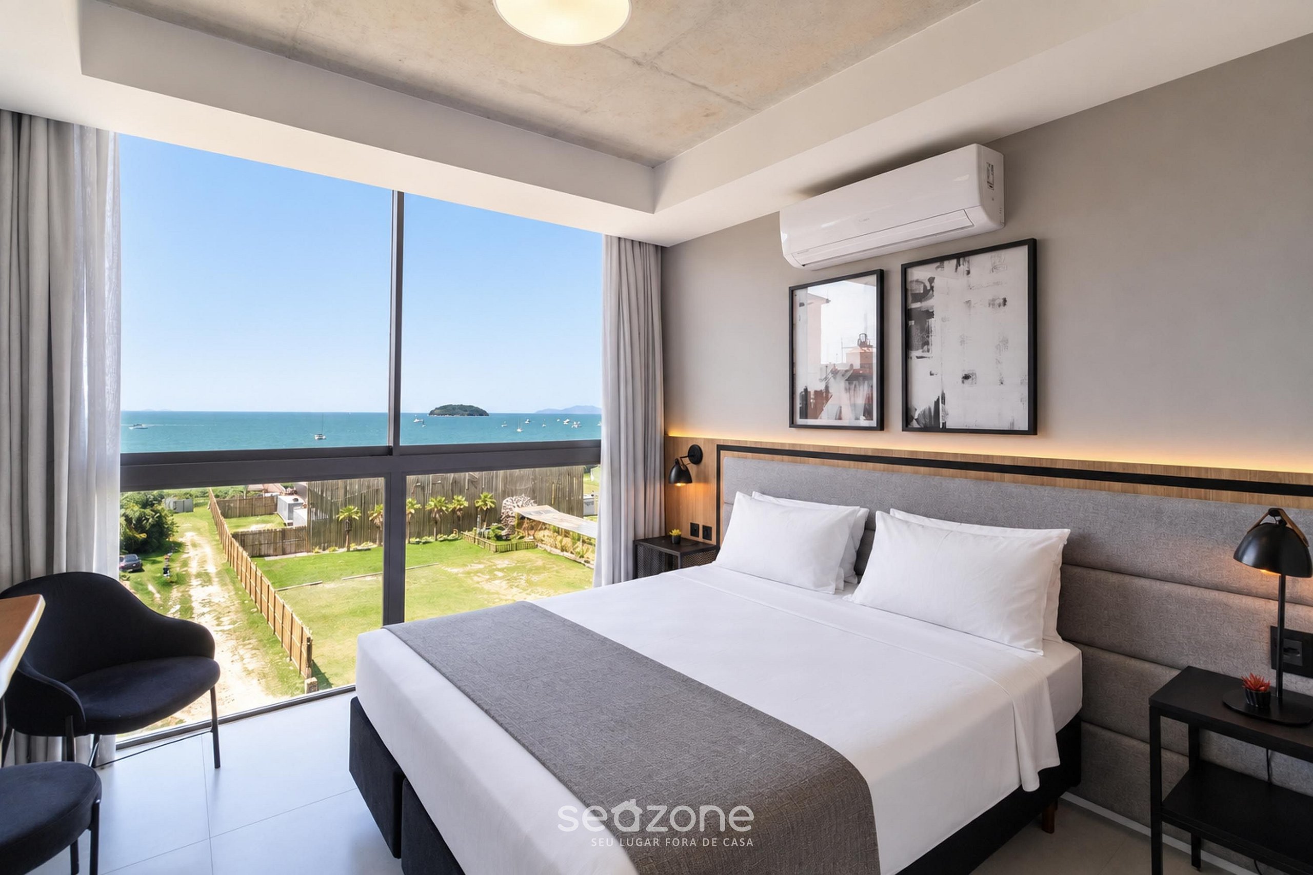 Studio com vista para o mar no Jurerê Spot